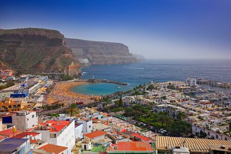 Puerto Mogan, Gran Canaria, Holiday in Canary Island, Spain, Europe. Small town on the south coast....