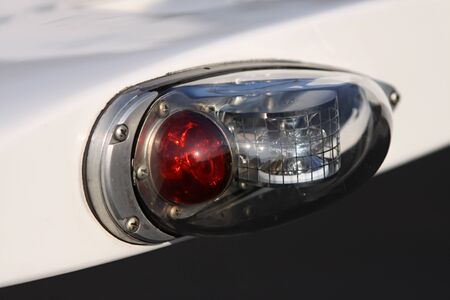 Left wing red light lampの写真素材