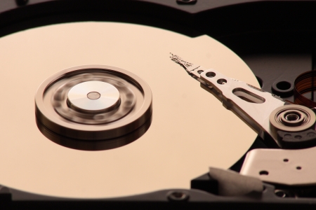 Hard disk and plate rotation