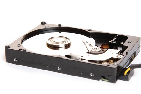 Hard disk and plate rotationの写真素材