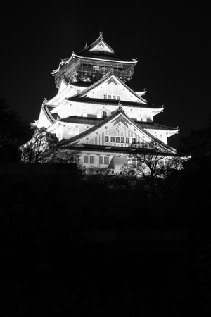 Osaka grey castleのeditorial素材