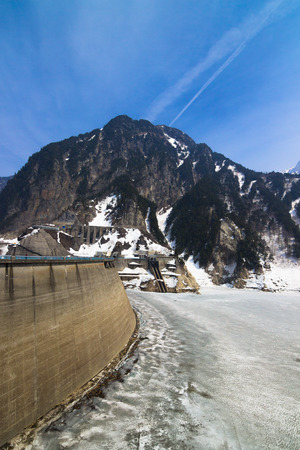 Kurobe Dam, Japan Alp, Japanの写真素材