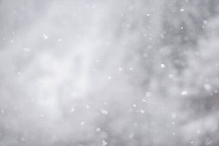 Winter background with snowflakesの写真素材