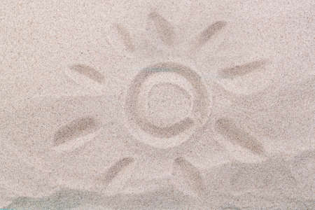 Sand background texture close up copy space