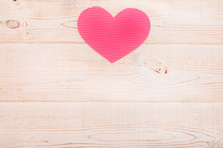 Colorful word love on blue wooden background. top viewの写真素材