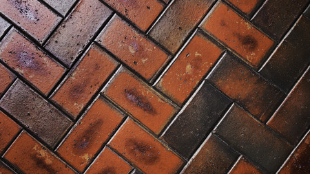 Red brick backgroundの写真素材