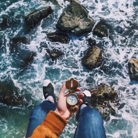 Sea compassの写真素材