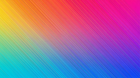 colorful abstract background with diagonal stripes and copy space for text or imageの素材