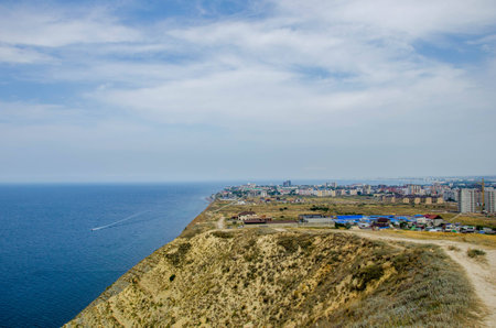 Sea view from the top of the mountain