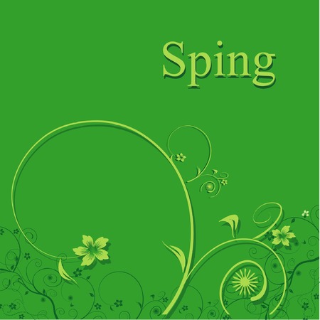 spingのイラスト素材