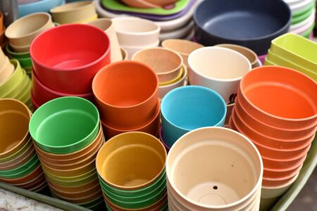 Flower potの写真素材