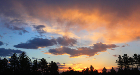 Amazingly Beautiful Sunsetの写真素材