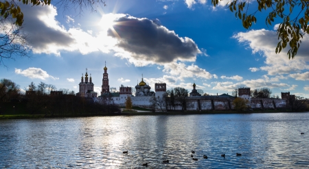 novodevich monastery moscowの写真素材