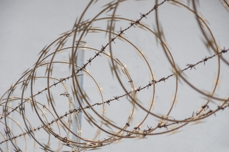 Razor wire protection from intruders