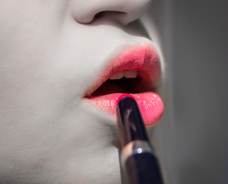woman and makeupの写真素材