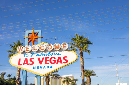 Sign on Las Vegas strip,Nevadaのeditorial素材