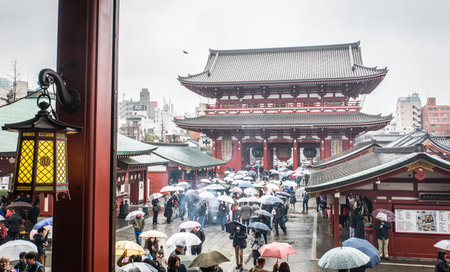 Asakusa, sensoji templeのeditorial素材