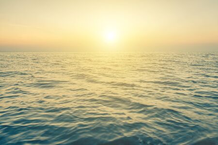 blue ocean background. concept about sea, nature, seascapes, vacationsの写真素材