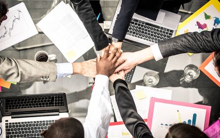 Office lifestyle. Daily moments in a business office. concept about financeの写真素材