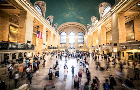 NEW YORK - USA, SEPTEMBER 17, 2016: Grand Central Terminal Station,New York. Grand Central Terminal is the world's number six most visited tourist attractionのeditorial素材