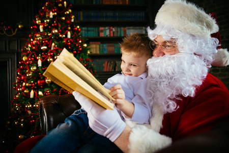 Santa claus portraits and lifestyleの写真素材
