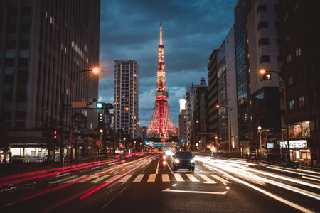The tokyo tower in Roppongi, Tokyo