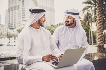 Arabic businessmen in Dubai