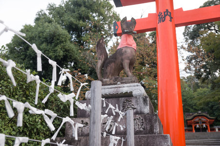Fushimi Inari shrine in Kyoto, Japanのeditorial素材