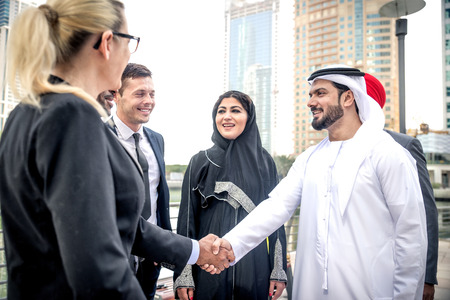 Multicultural business people meeting and talking about business - Multiracial business team meetingの写真素材