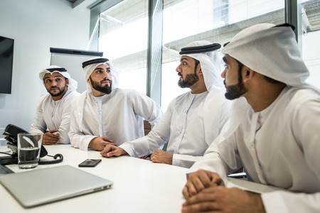 Arabic business team in the officeの写真素材