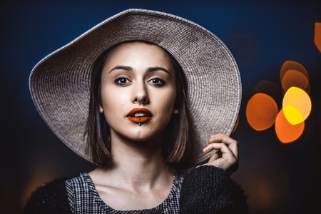 Beautiful fashion model