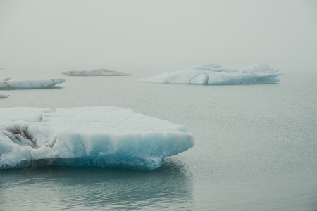 Icelandic glacier lagoon