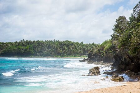 Tropical Island with blue water