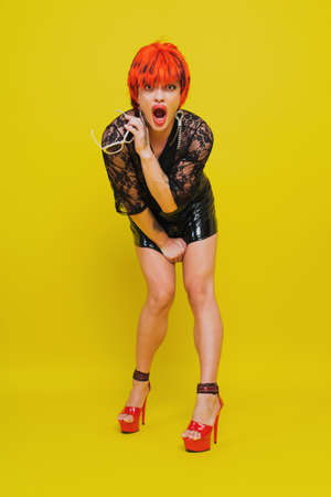 Transgender fighting for lgbtq community rights - Transsexual male portrait, conceptual support for...