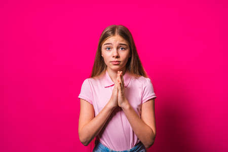 Beautiful cute girl at elementary school at home - Child in young age smiling, concepts about family, infant and lifestyleの写真素材