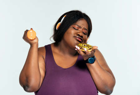 Young woman making pilates and functional training at the gym. Concept about sport, fitness and weight lossの写真素材