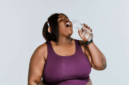 Young woman making pilates and functional training at the gym. Concept about sport, fitness and weight lossの写真素材