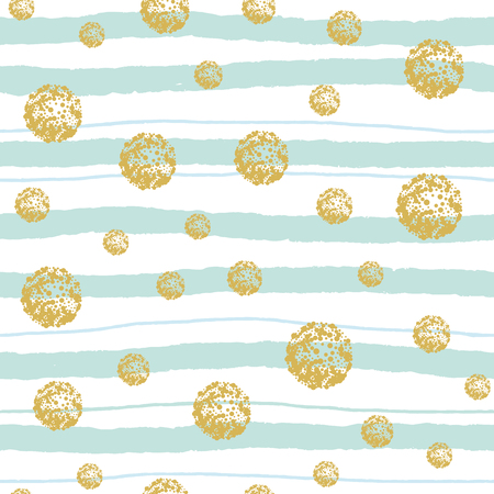 Seamless pattern with coteries, waves, hand painted pastel colors, abstract . Stipplism. White backgroundのイラスト素材