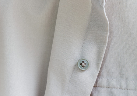 Close Up of the button on pocketの写真素材