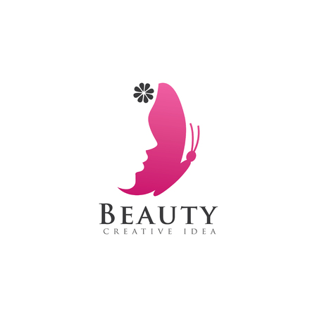 Unique Beauty Logo Design template and vectorのイラスト素材