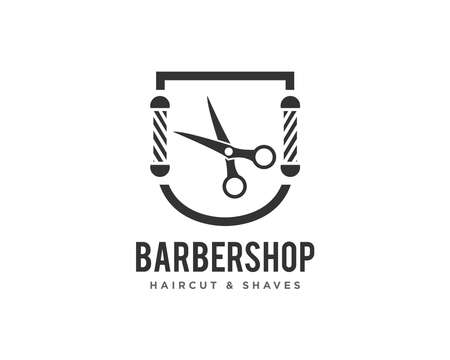 Barbershop Logo Vectorのイラスト素材