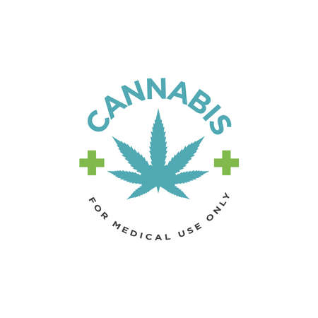 Cannabis or Marijuana Design Vectorのイラスト素材