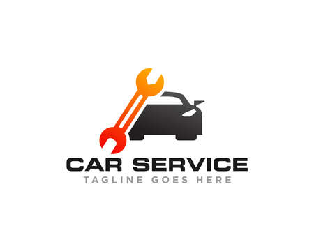 Car Service Design Vectorのイラスト素材