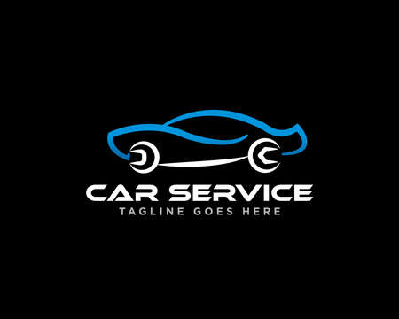 Car Service Design Vectorのイラスト素材