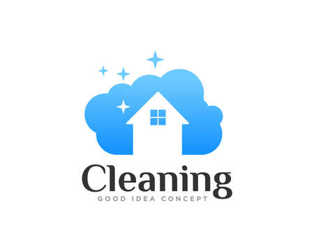 Cleaning Logo Icon Design Vectorのイラスト素材