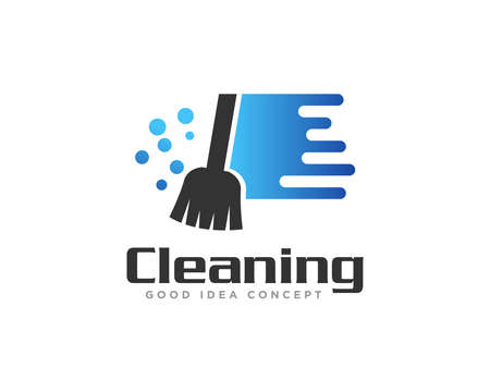 Cleaning Logo Icon Design Vectorのイラスト素材