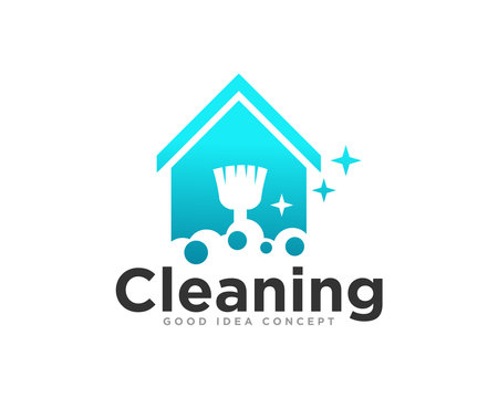 Cleaning Logo Icon Design Vectorのイラスト素材