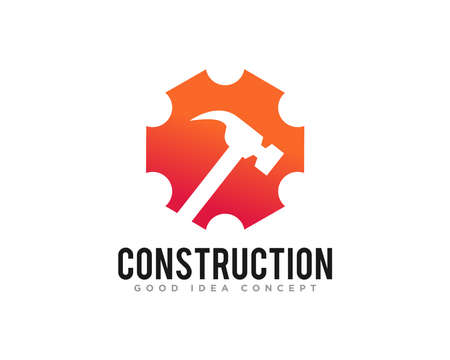 Construction Building  Icon Design Vectorのイラスト素材
