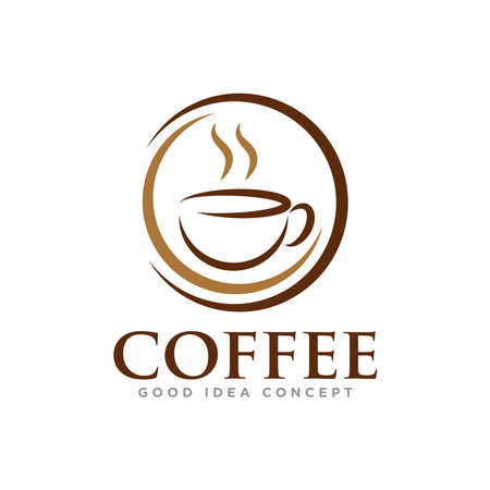 Coffee Logo Icon Design Vectorのイラスト素材