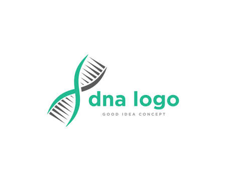 DNA Logo Icon Design Vectorのイラスト素材